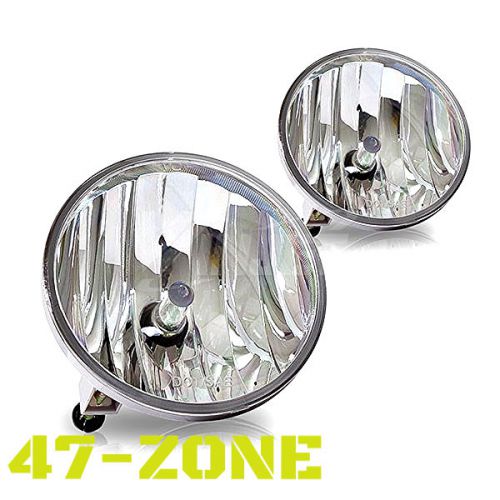 For ford f150 lightning lincoln aviator clear lens chrome housing fog light lamp