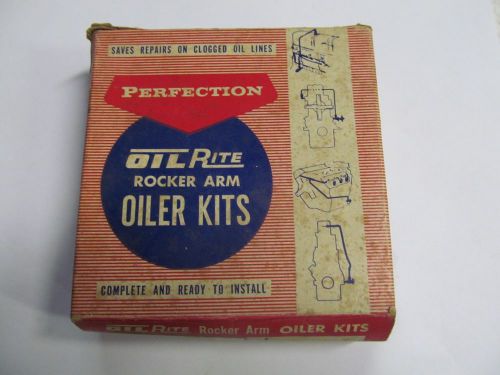 Nos perfection rocker arm oiler kit for 1953-62 chevrolet  6 cylinder engines.