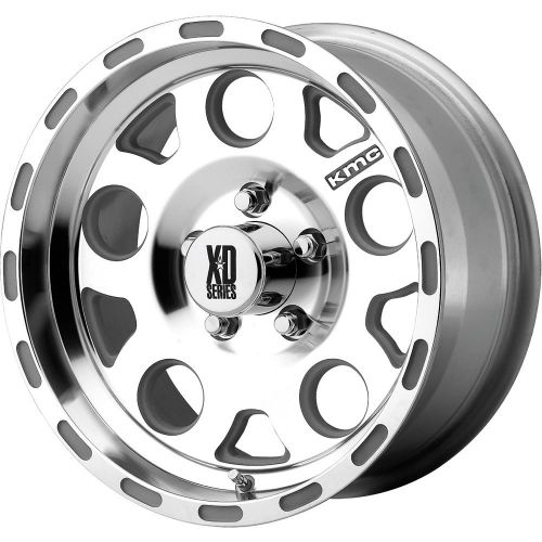 16x8 machined xd xd122 enduro 5x4.5 +0 rims p225/70r16 tires