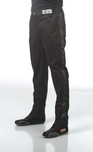 Racequip new return sfi-1 small black pants driving racing firesuit nomex