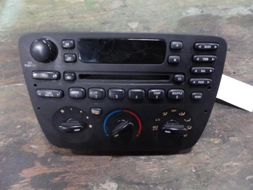 02 ford taurus am-fm-cd (single disc, w/ climate control ) (id: 1f1f-18c858-dc)