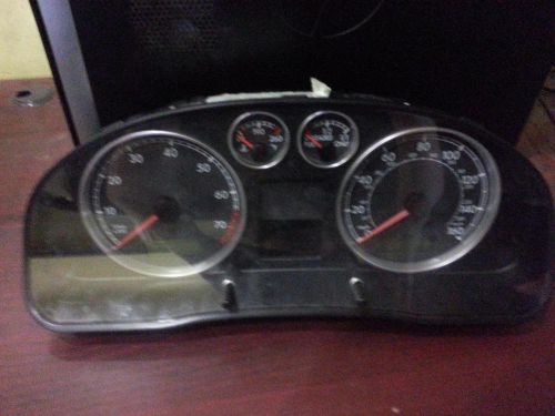 Volkswagen passat speedometer (cluster), thru vin 049999, mph (160 mph) 01