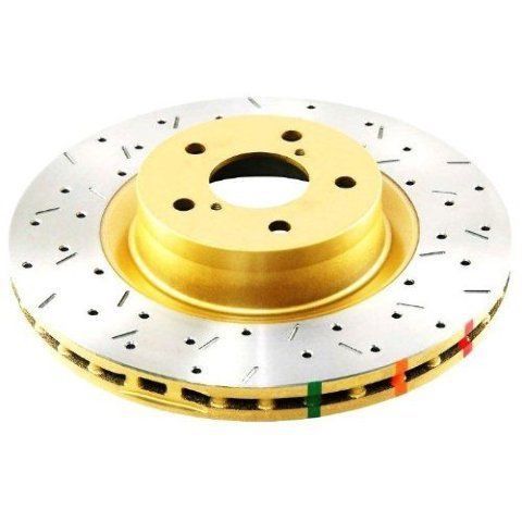 Dba (4648xs) 4000 series drilled and slotted disc brake rotor, front