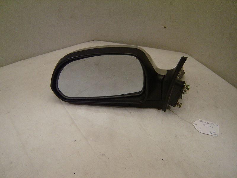 Hyundai elantra left driver power mirror ''gray'' 01 02 03 04 05 06 oem