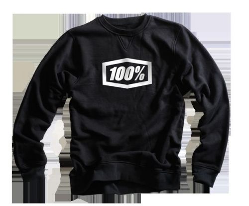 100% corporate sweatshirt black mx atv all sizes