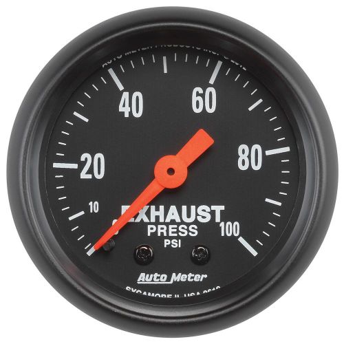 Auto meter 2619 z-series; exhaust pressure gauge