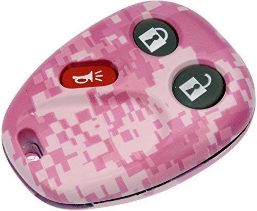 Keyless remote case replacement pink digital camouflage