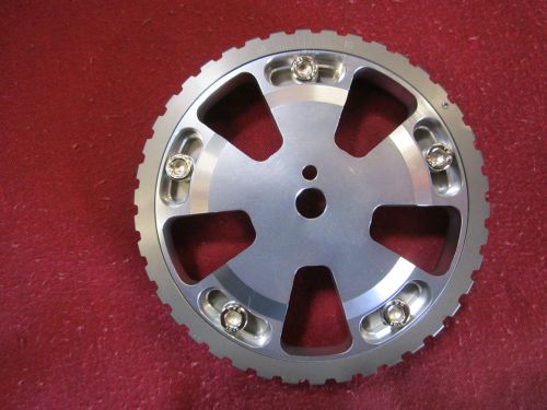 Bertone, fiat x1/9 adjustable cam gear, billet aluminum w/o belt guide