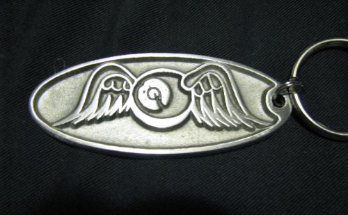 Old skool flying eyeball von dutch keychain rat fink hotrod ratrod motorcycle