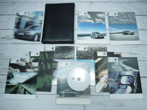 2006 bmw 3 series sedan 325i 330i owners manual set w/ disc