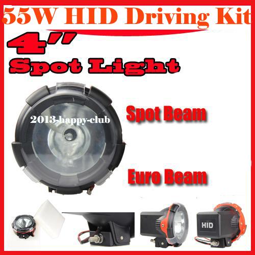 55w h3 6000k hid xenon driving light 4x4 suv truck headlight