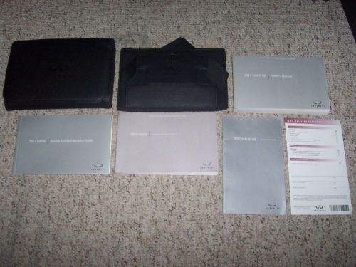 2012 infiniti qx 56 qx56 owner owner&#039;s manual user guide 4wd 5.6l v8