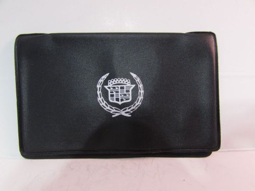 Empty cadillac holder - black with white logo - no keys