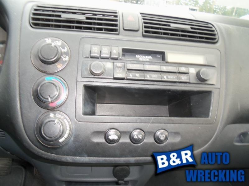 Radio/stereo for 01 02 honda civic ~ am-fm-cass sdn fed