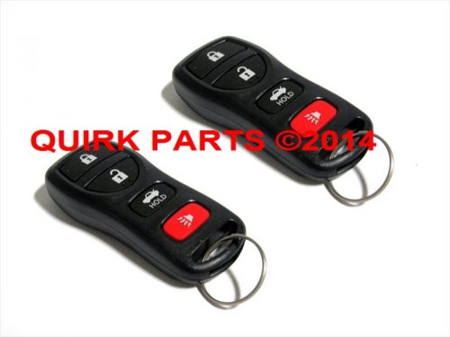 2002-2010 nissan altima maxima sentra 350z | remote key fob set of 2 oem new