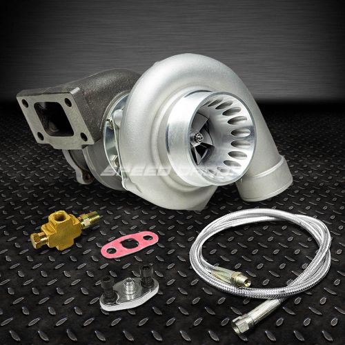 Gt35 gt3582 gt3540 ar.70 float bearing anti-surge turbo charger+36&#034;oil feed line