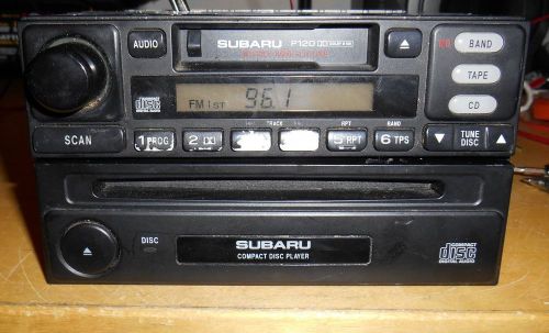 00 01 legacy am fm cassette radio stereo cd player 86201ae08a a6240ls000 oem