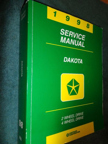 1998 dodge dakota truck shop manual / service book / original