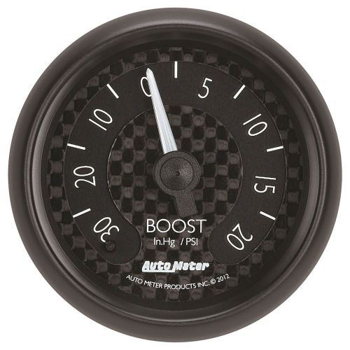 Auto meter 8001 gt series; mechanical boost/vacuum gauge