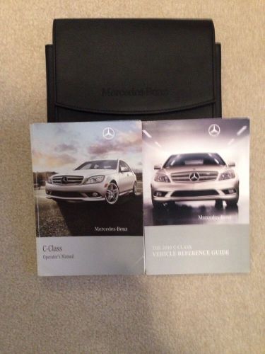 Mercedes band 2010 operators manual with leather case