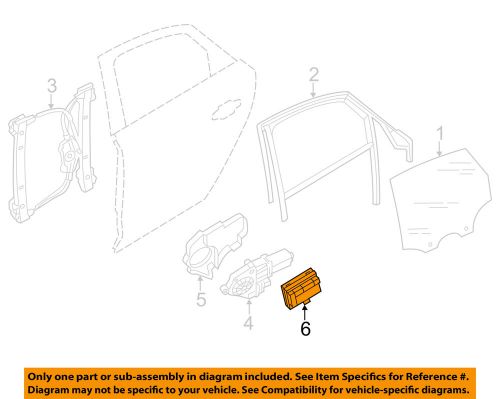 Audi oem 12-15 a8 quattro glass-rear door-control module 4h0959795d