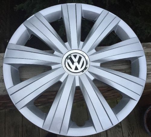 2011-2013 &#034;new&#034; vw volkswagen jetta 15&#034; oem hubcap wheel cover 5c0.601.147