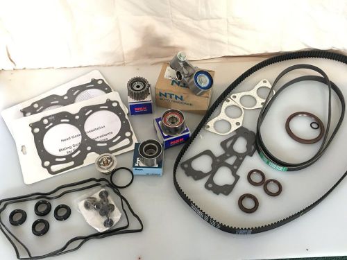 Fit 99-00 subaru impreza legacy 2.2l 2.5l sohc engine head gaskets timing belt