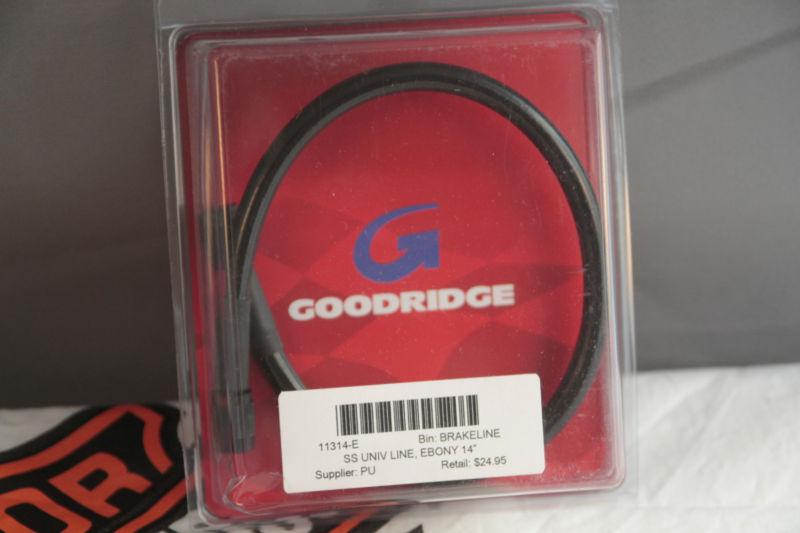 Goodridge ebony series universal brake line p/n 11314-e