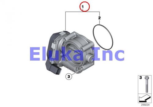 Bmw genuine fuel injection system throttle housing assembly f02 f02n rr4 rr5