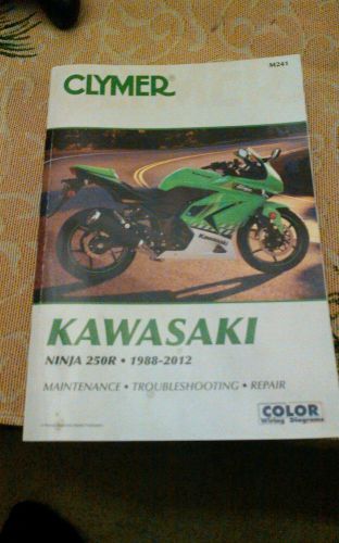 Ninja 250 1988-2012 clymer book