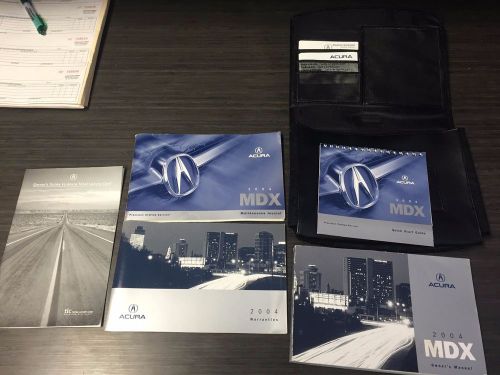 2004 acura mdx owners manual with case