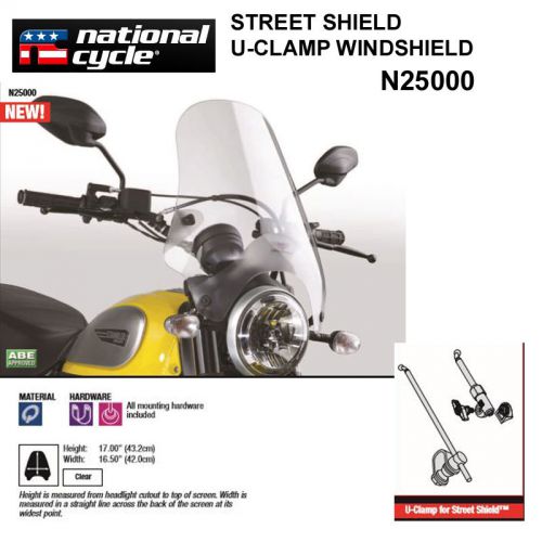 Honda xr650l 1992-13 national cycle street shield n25000