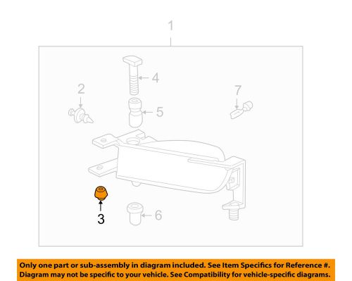 Gm oem park signal lamps-front-park/turn lamp retainer 347347