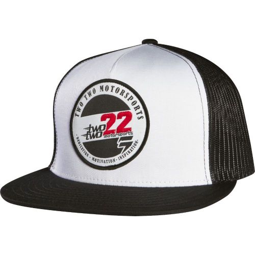 Shift – dedication mesh snapback white trucker cap