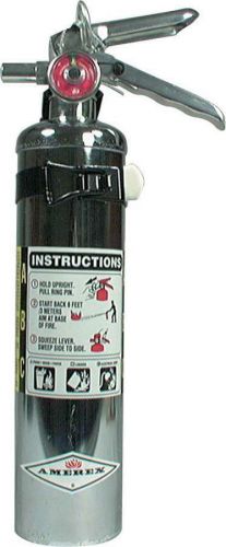 Allstar performance 2.5 lbs abc rated chrome fire extinguisher p/n 10501