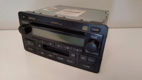 Used - toyota a56834 tundra radio tape 6 disc cd changer 86120-0c091 2003-2004