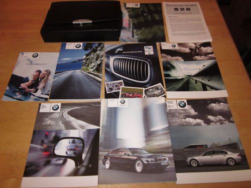 2004 bmw 745i 745li 760i 760li owner manual with navi section w/case oem owners