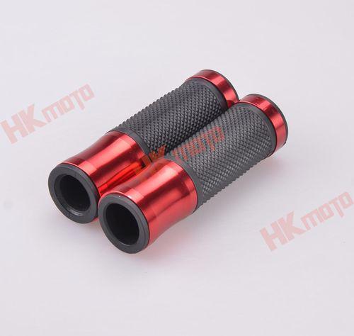 Red 7/8" handlebar hand grips for honda msx 125 msx125 cbr500r/cb500f/x