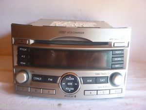 12-14 subaru legacy outback radio 6 disc cd mp3 pe605u6 86201aj60a cp42707 cp