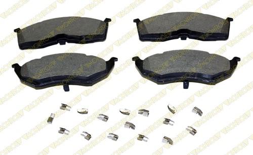 Monroe cx591 brake pad or shoe, front-monroe ceramics brake pad