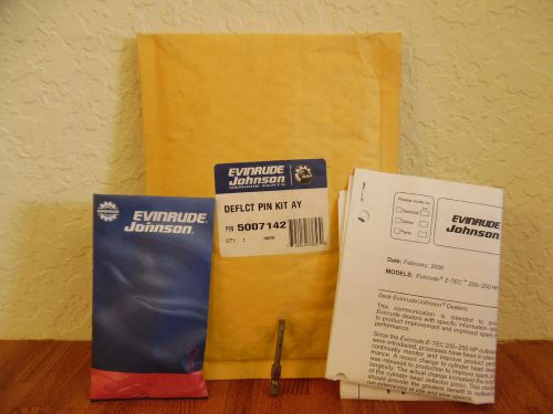 Evinrude/johnson 5007142 deflect pin kit new/old stock