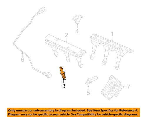 Saturn gm oem 02-03 vue 3.0l-v6 ignition system-spark plug 24425327