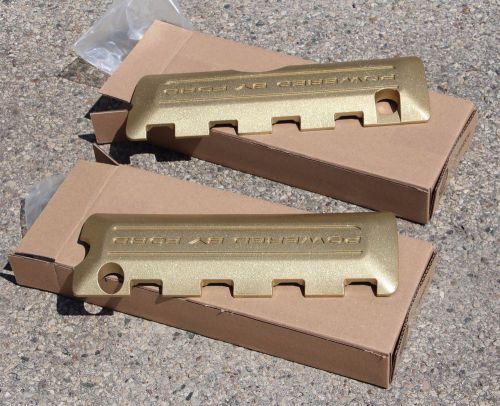 Ford f150 mustang gt350 5.0l coyote engine coil covers oem new painted gold sand