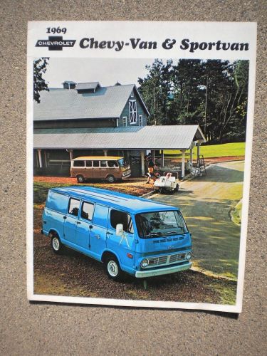 1969 chevrolet van &amp; sportvan sales brochure