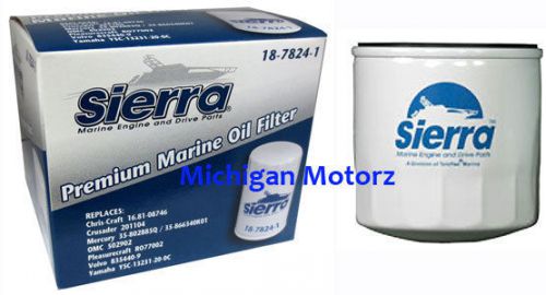Sierra short oil filter - gm 3.0l, 5.0l, 5.7l - 35-802885q; 835440-9; 18-7824-1