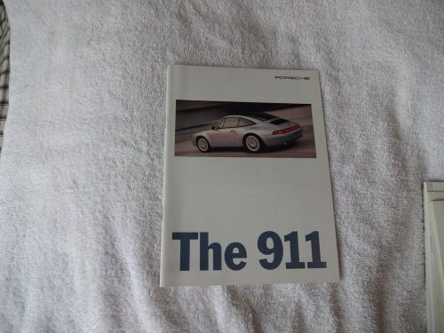 1996 porsche 911 993 brochure new old stock