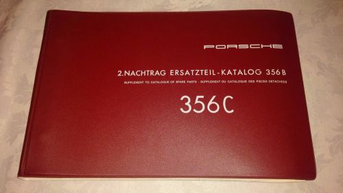 Nos porsche 356 c 356c spare parts catalog manual - workshop repair service oem