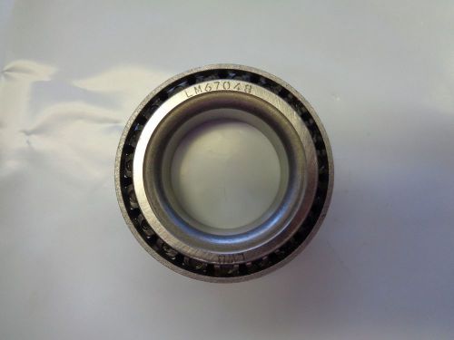 Outer hub wheel bearing cone 1 1/4&#034; id  trailer axle 5.2k 5,200   lm67048