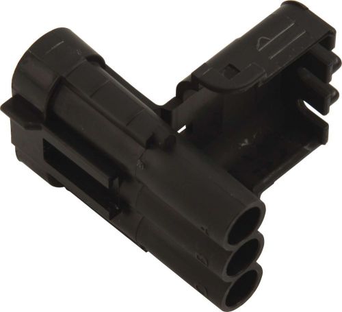 Quickcar racing products 3 pin male weather pack sealed connector p/n 50-331