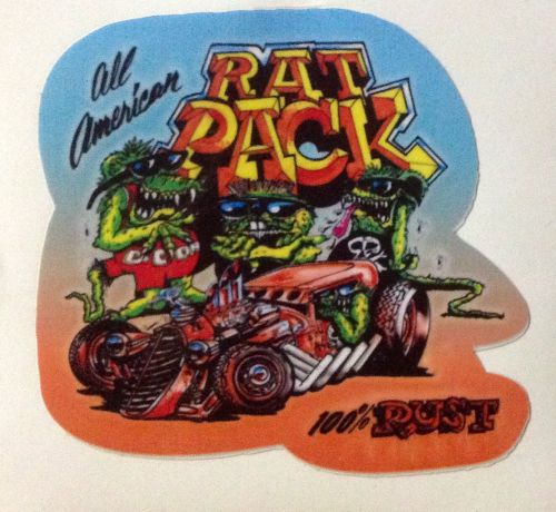 Rat rod hot rod street rod  decal sticker      chopper  bobber  rat pack